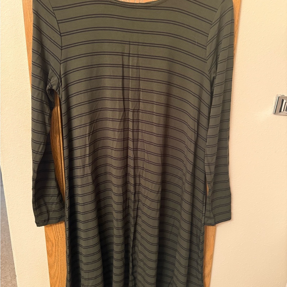 Long sleeved dress.